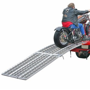 10' 3-Piece Arched Folding Motorcycle Ramp