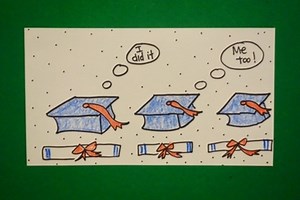 Let's Draw Grad Hats & Diplomas!