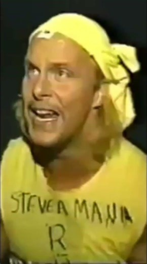 ECW Steve Austin imitates hulk Hogan #ecw #extremechampionshipwrestling #steveaustin #hulkhogan