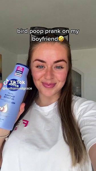 Hilarious Bird Poop Prank on Boyfriend | Nathan and Grace