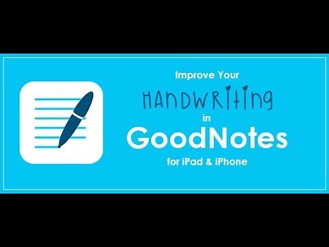Improve Your Handwriting in GoodNotes - Free Practice Sheet