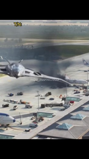 Pilotando el quinjet de Los Vengadores