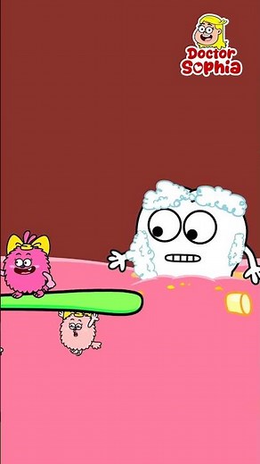 Kids Learn Brush Your Teeth | Fight With Germ Good Habits | Kids Songs #shorts