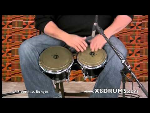Bongos at X8 Drums: LP Fiberglass Bongos LP200XF