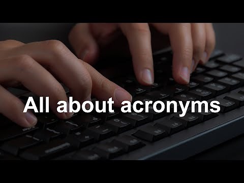 When to define acronyms in academic writing?