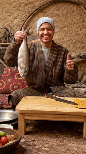 Traditional Village Fish Cooking 🔥 #cooking #campping #food