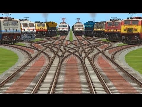 Indian trains games play local train classic world dijle enjeen and electri route change update rail