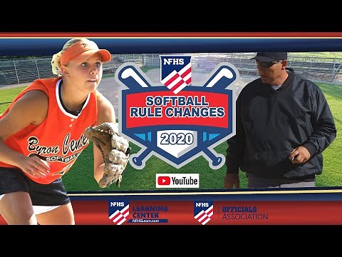 2020 NFHS Softball Rules Changes