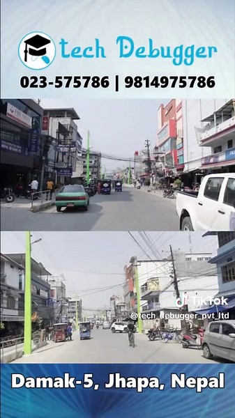 Location Tech Debugger | Damak-5, Jhapa, Nepal#tuition #coaching #techdebugger #computercoursedamak #techdebuggerlocation