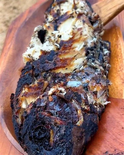 663K views · 1.5K reactions | Cooking fish-burnt salt-crust on the beach ️ | FOODbible | Facebook