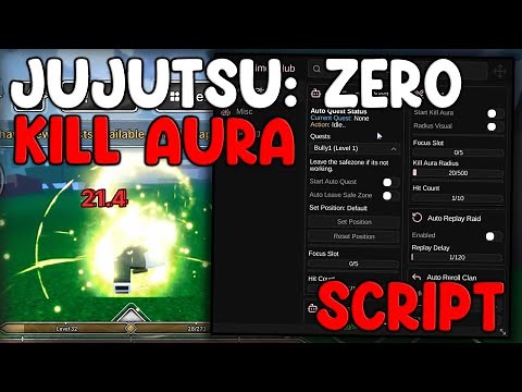 [🎄UPDATE] Jujutsu: Zero Script Kill Aura And Auto Farm - Roblox 2025