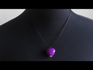 Easy Waxed Cord Necklace Tutorial