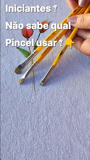 Iniciantes: não sabe qual pincel usar? 🖌️