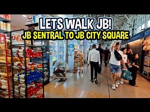 Walking from JB Sentral to City Square Mall | Johor Bahru Malaysia 2025.