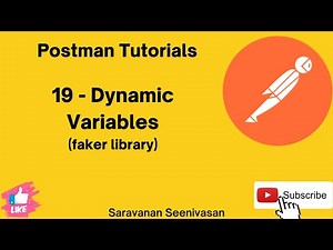 19 | Postman Tutorials | Dynamic Variables | Random Variables