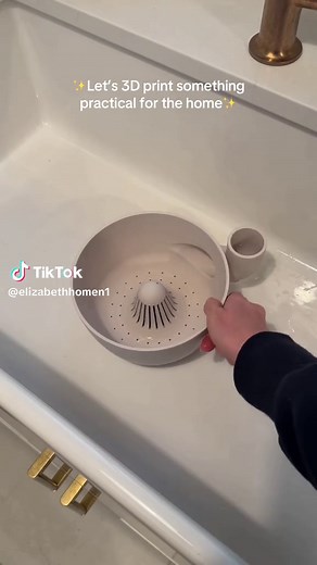 You can print so many cool and fun projects with a 3D printer but you can also print very useful everyday items! This fruit vortex uses an angled nozzle to spin and wash fruit all on its own! It’s no secret that the berry stage is just as expensive as the diaper stage when you have kids! I 3D printed this fruit vortex that uses an angled nozzle to rinse the fruit all by itself! It may not make the berry stage any less expensive but at least it makes it easier to wash all that fruit! This design