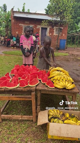 Kids having fruits. #Love #care #feedkids #orphankids #streetkids #babies #humanity #viral #foryoupage