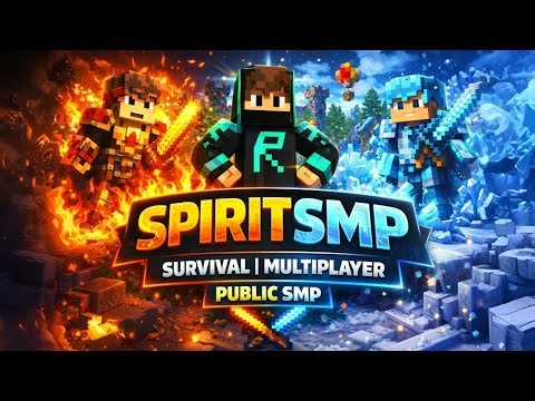 LIVE NOW 🔴👉 SPIRIT SMP👉 JOIN FAST⚡#live #minecraft #spiritsmp