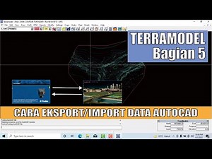 How to export and import AutoCAD data - learning Terramodel part 5