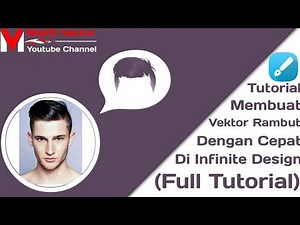 Tutorial Membuat Vektor Rambut Dengan Cepat di Infinite Design