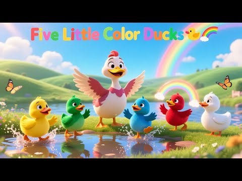 Ducks 🦆 | Kids Song & Nursery Rhyme | Baby Songs for Children | Duck Pond Adventure