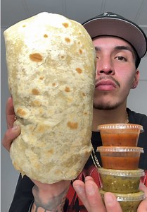 Devouring a Giant 4lb Burrito | Mukbang ASMR