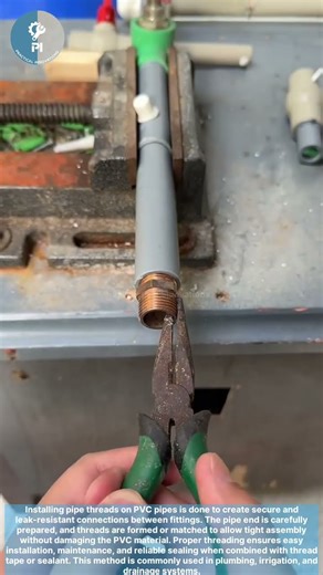 Installing Brass Thread To PVC Pipe. #diyprojects #tools
