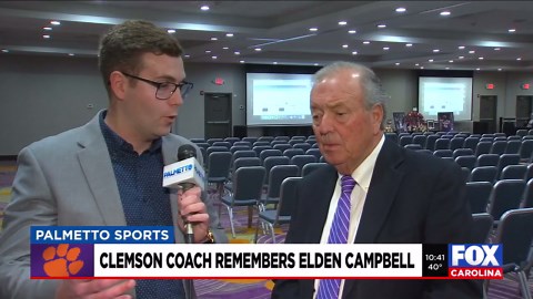 1-on-1; Clemson Coach Cliff Ellis at Elden Campbell's Celebration of Life