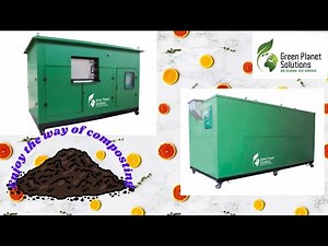 Food waste composting machine