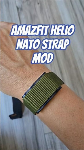 AmazFit HELIO how to change band strap nato hack ZEPP #amazfit #amazfithelio #hyrox
