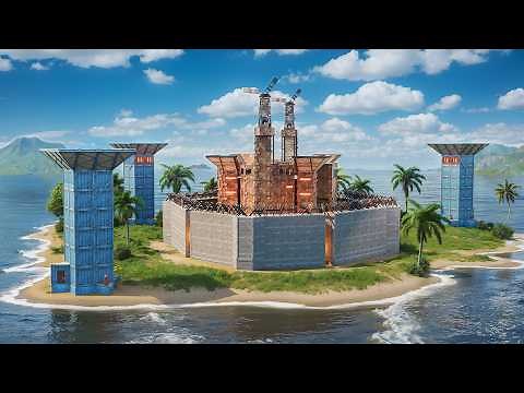 The Battle for an Island on THE LARGEST SERVER - Rust