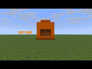 How to make a Taco Stand in Minecraft
