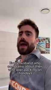 863K views · 6K reactions | We secretly love it! ❤️ #holiday #husband #wife #husbandandwife #packing #marriagehumor | Matty Acton | Facebook