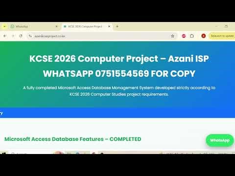 Azani internet service provider kcse computer project milestone 1