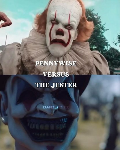 Pennywise vs The Jester #pennywise #horror #edit #shorts