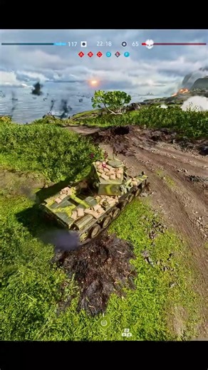 BF5 – Hill Drop Tank Pickoff 💥 #tankplay #tankvsTank #twoshots #ambush #clean