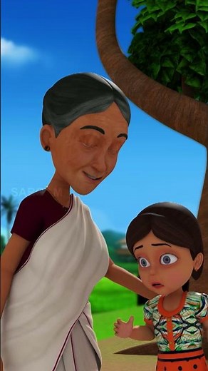 कौआ और मालपुआ | Part 2 | Kids Animation Story Hindi | Kids Cartoon | Kaua Aur Maalpua #shorts