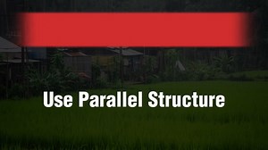Use Parallel Structure Examples: ✔️ She likes dancing, singing, and drawing. ❌ She likes dancing, singing, and to draw. Explanation: Parallel structure means using the same grammatical pattern in a list or series. It makes your sentence balanced, easier to read, and more professional. Broken patterns sound awkward and confusing. | Igot National High School 303607 | Facebook