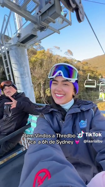 Primeira vez fazendo Snowboarding foi na Austrália 🇦🇺 Você sabia que existe neve aqui? #australia #morarnaaustralia #intercambionaaustralia #thredbo #thredboaustralia