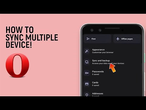 How to Sync Multiple Device with Opera App [easy]