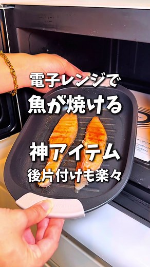 電子レンジで簡単調理！魚とお肉の焼き方