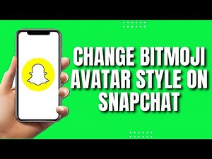 How To Change Bitmoji Avatar Style On Snapchat (Updated)