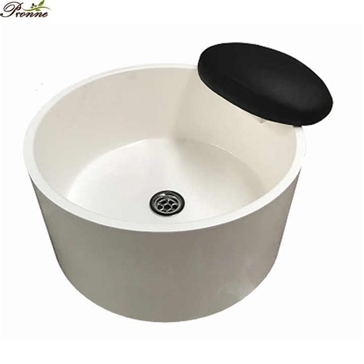 Luxury Queen Throne Pedicure Chairs Foot Spa Ceramic Pedicure Sink Bowl With Drain