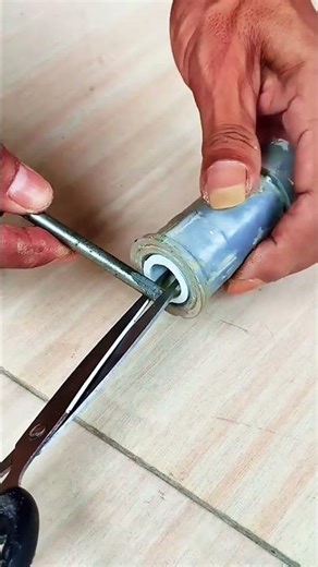 You can use scissors to remove the stuck part #shorts