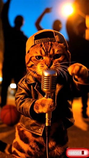 🧢 Cypher Cat Ready to Battle 🐱🎤#shorts