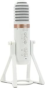 Yamaha AG01 White USB microphone with integrated high-performance mixer and Steinberg Software Suite