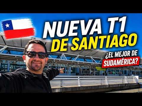 THE BEST IN SOUTH AMERICA? 🇨🇱 We explore the new Terminal 1 in Santiago (SCL) 😱