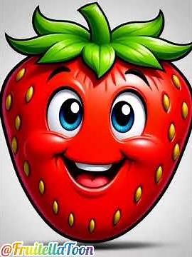 Happy Dancing Fruits Animation 🍓🍌🍉 | Fun & Joyful Fruit Dance Video #Shorts