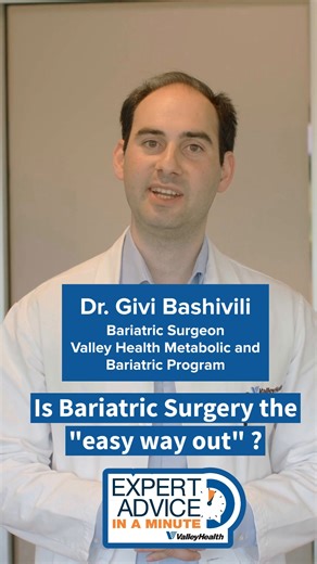 Dr. Givi Bashivili, bariatric surgeon, breaks down what weight loss surgery really is — and what it isn’t — to help patients make informed decisions about their health. Learn more at valleyhealthlink.com/weightloss. | Winchester Medical Center