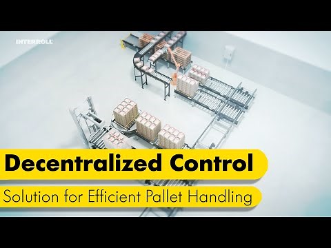 Decentralized Control Solution for Efficient Pallet Handling
